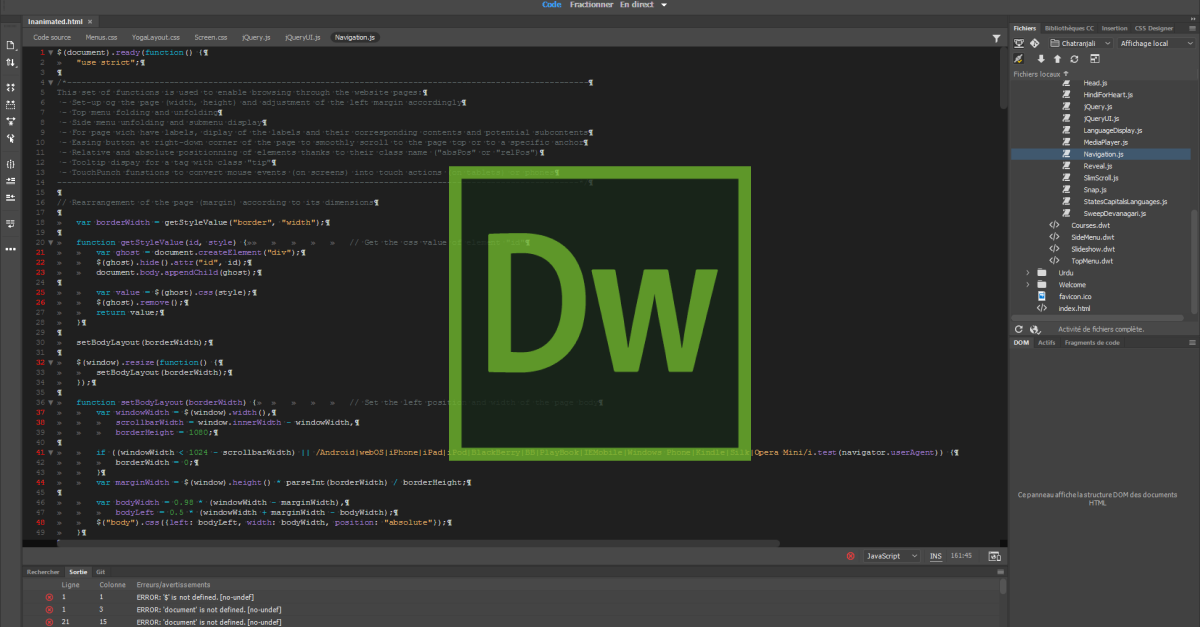 Tworzenie stron w Adobe Dreamweaver CC - od podstaw